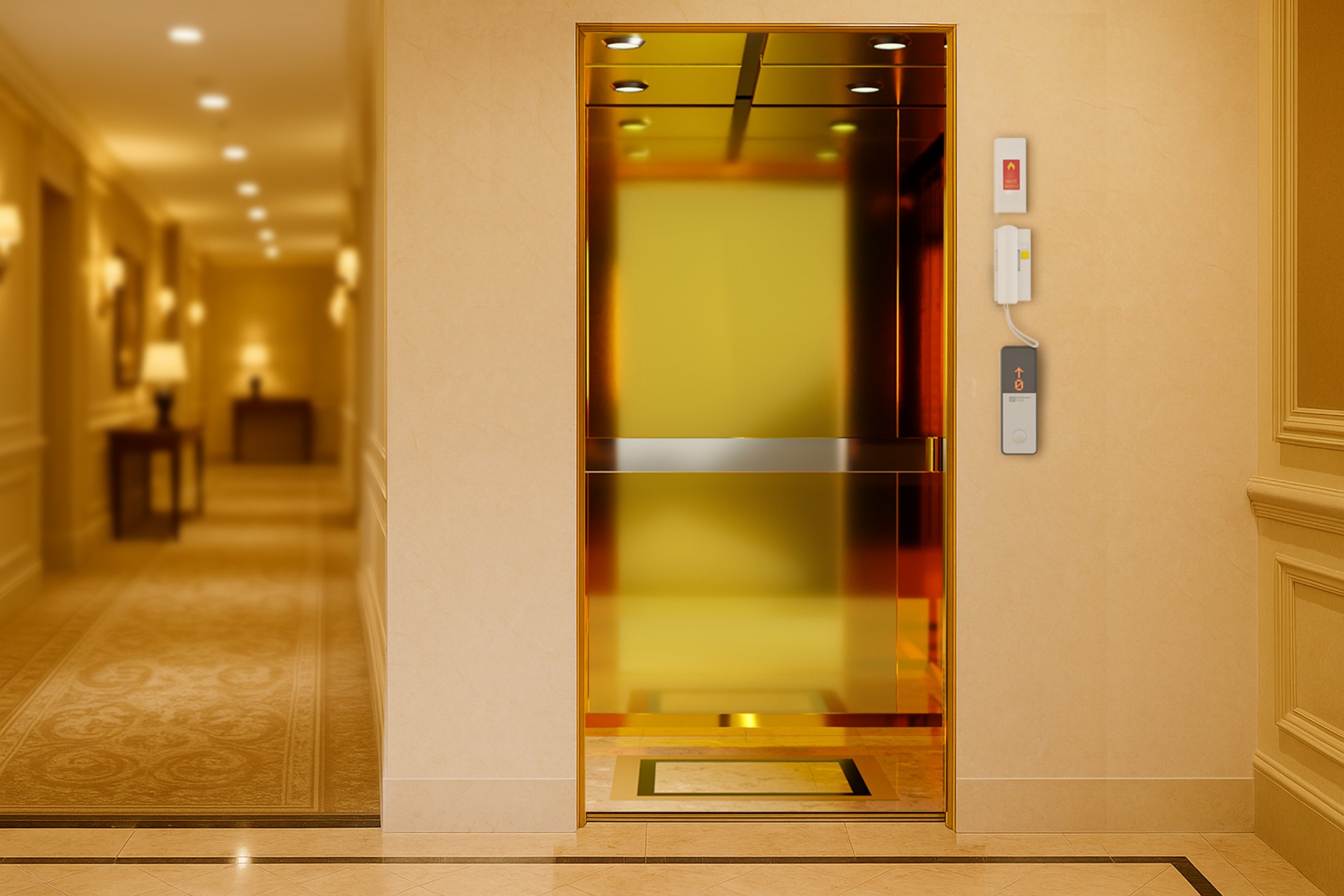 Elevator Finish Visualisation — Architectural CGI animation for Eros Elevators