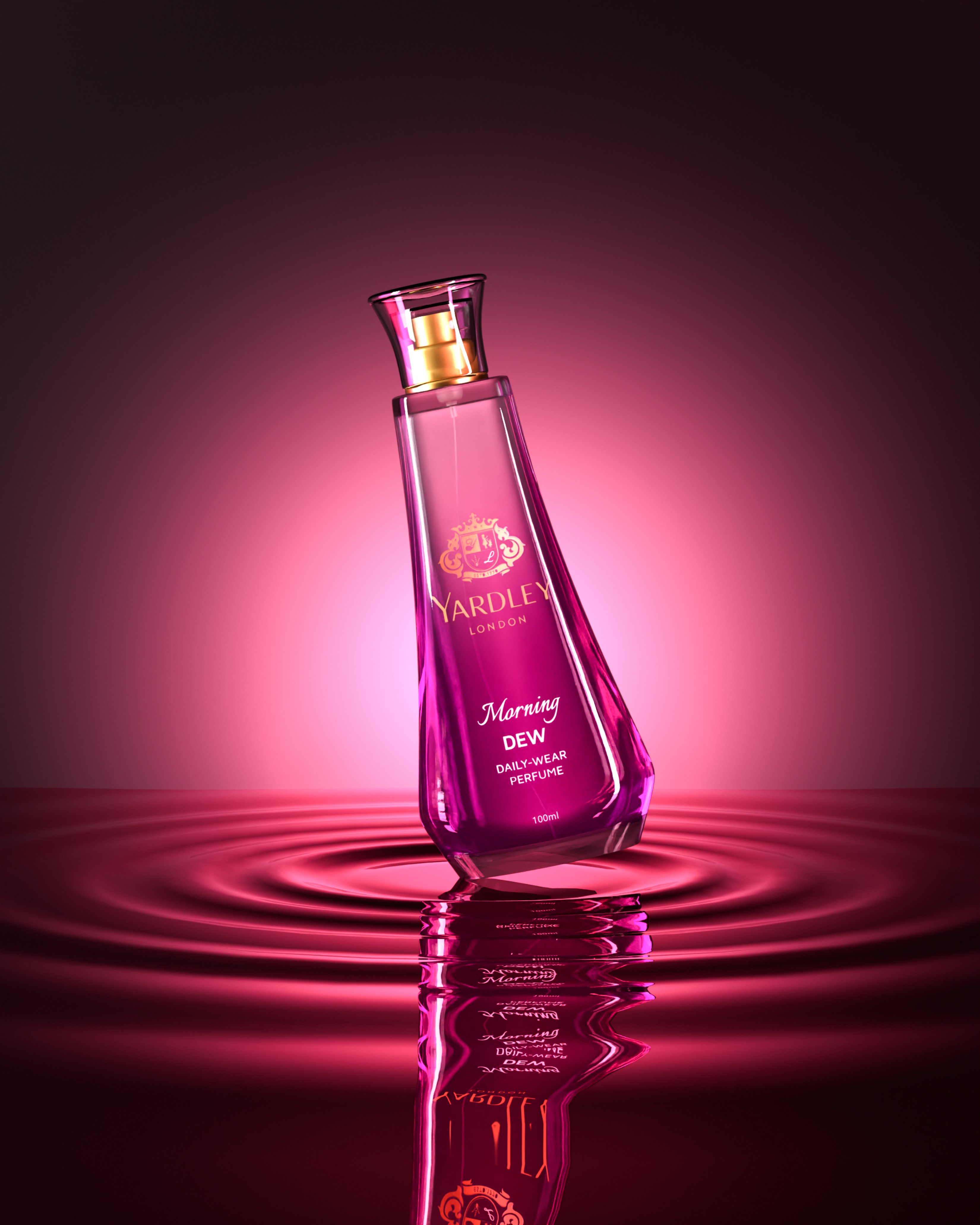 Morning Dew Perfume — Product CGI animation for Yardley London